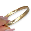 GOLD DEAL | 9ct (9K) Gold Aurora Oval Bangle 65.3mm