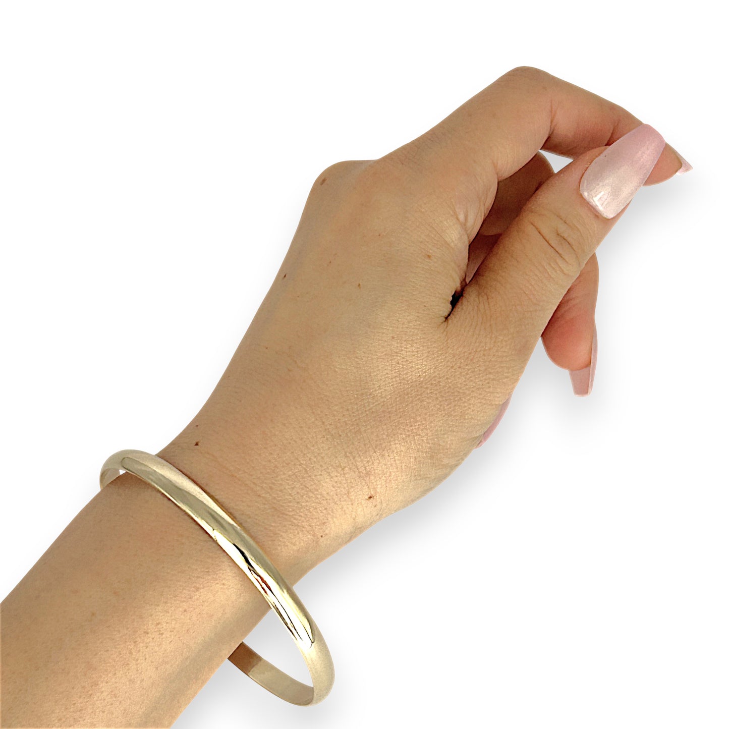GOLD DEAL | 9ct (9K) NZ Gold Radiance Classic Refurbished Bangle 65.8mm