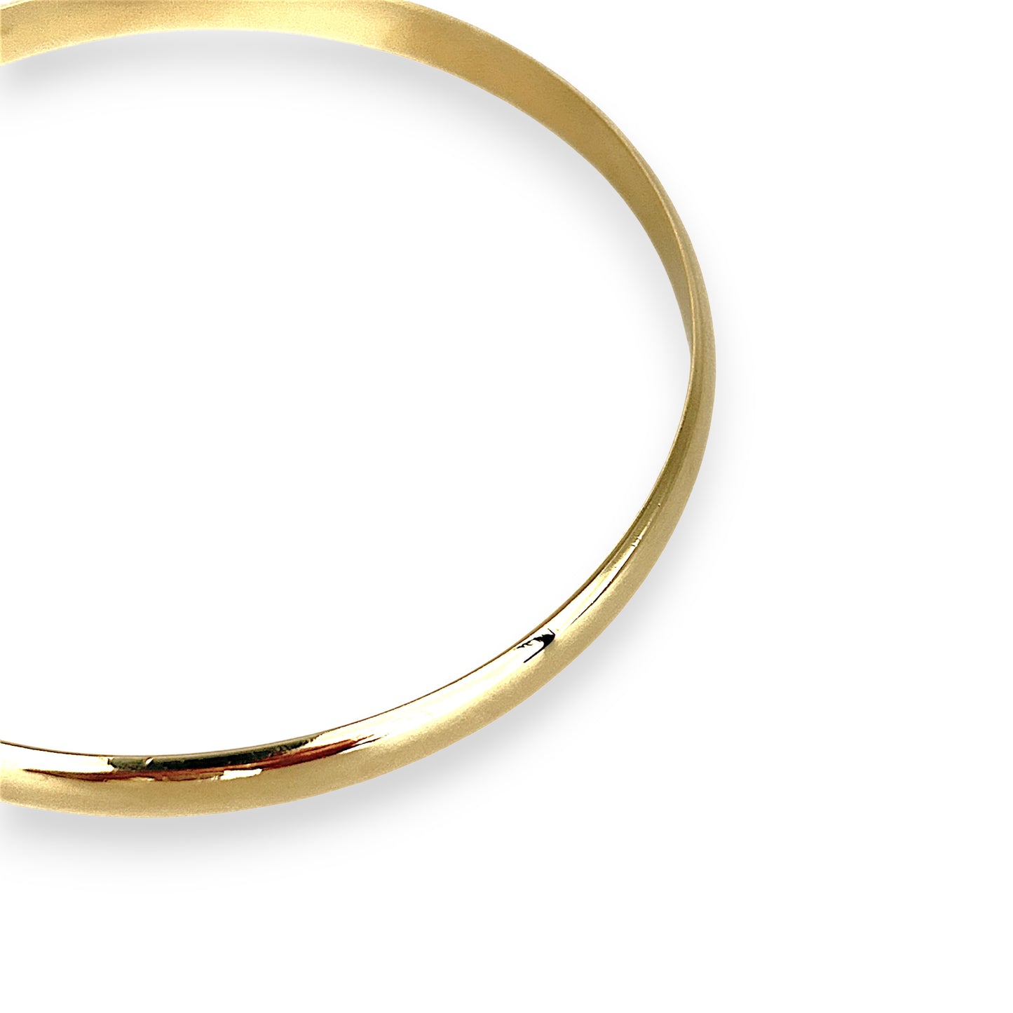 GOLD DEAL | 9ct (9K) NZ Gold Radiance Classic Refurbished Bangle 65.8mm