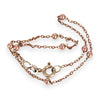 GOLD DEAL | 9ct (9K) Rose Gold Minimalist Beaded Bracelet 19cm