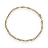 XMAS DEAL | 14kt Gold Curb Chain Bracelet 21cm - Radiant Links of Luxe Elegance