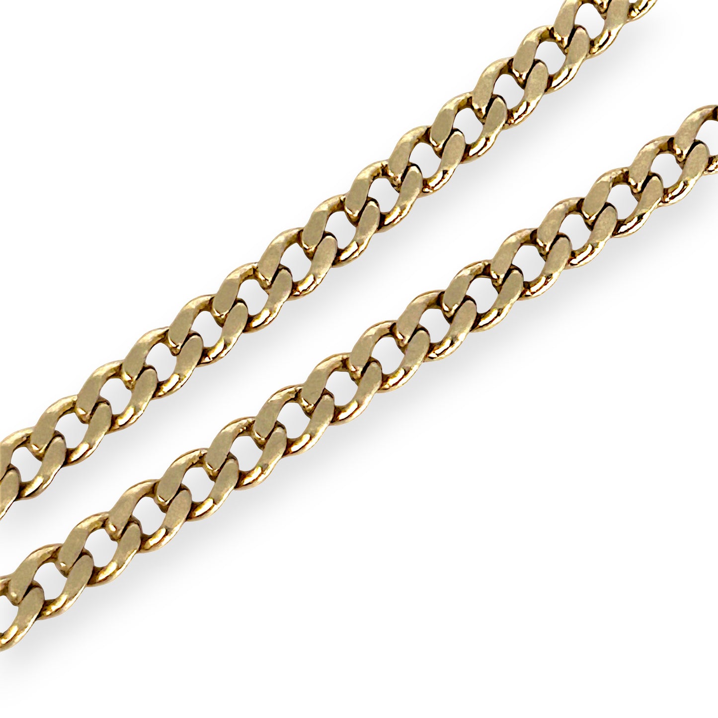 GOLD DEAL | 14ct (14K) Gold Curb Chain Bracelet 21cm - Radiant Links of Luxe Elegance