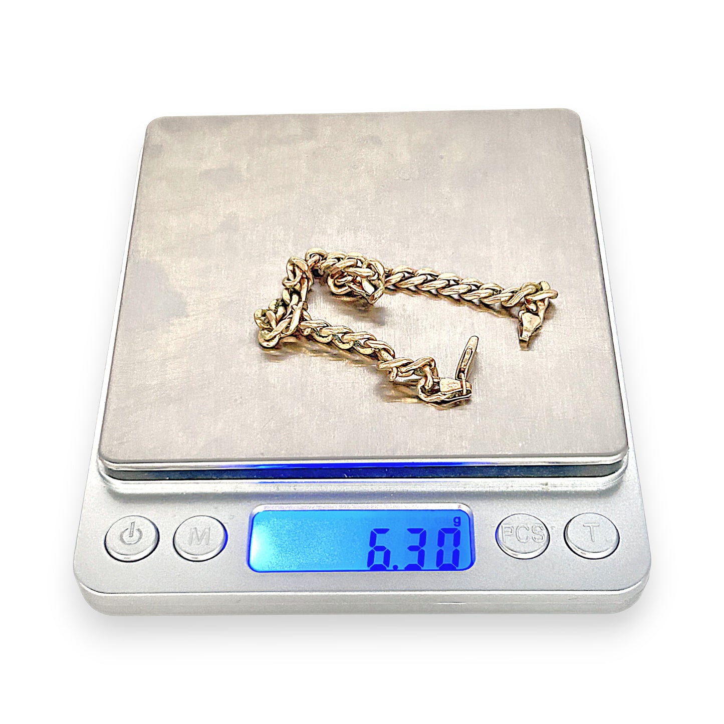 GOLD DEAL | 9ct (9K) Gold Smooth Curb Link Bracelet 21cm