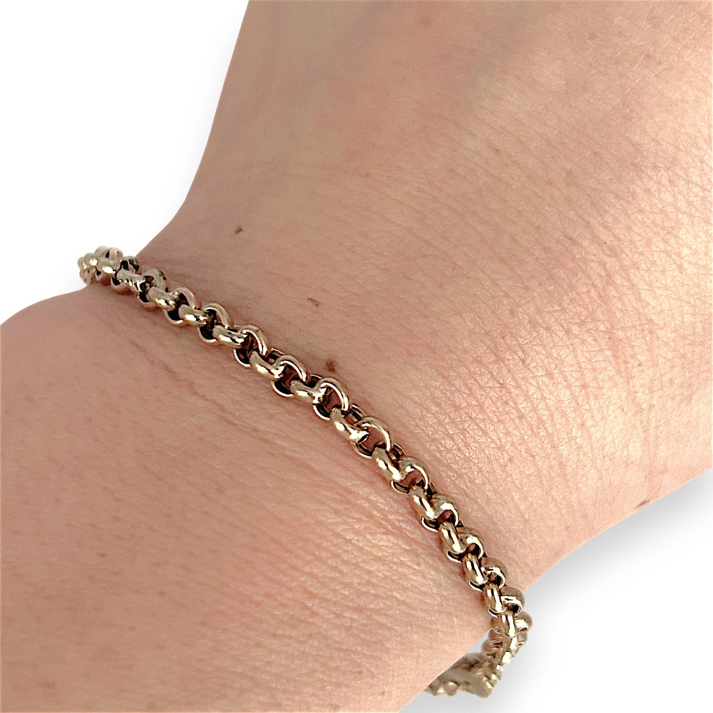 GOLD DEAL | 9ct (9K) Gold Balanced Belcher Bracelet 19cm