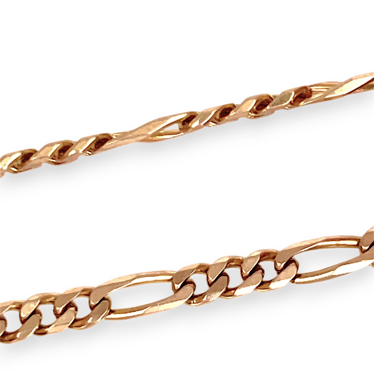 GOLD DEAL | 9ct (9K) Gold Classic Elegant Figaro Bracelet 21cm