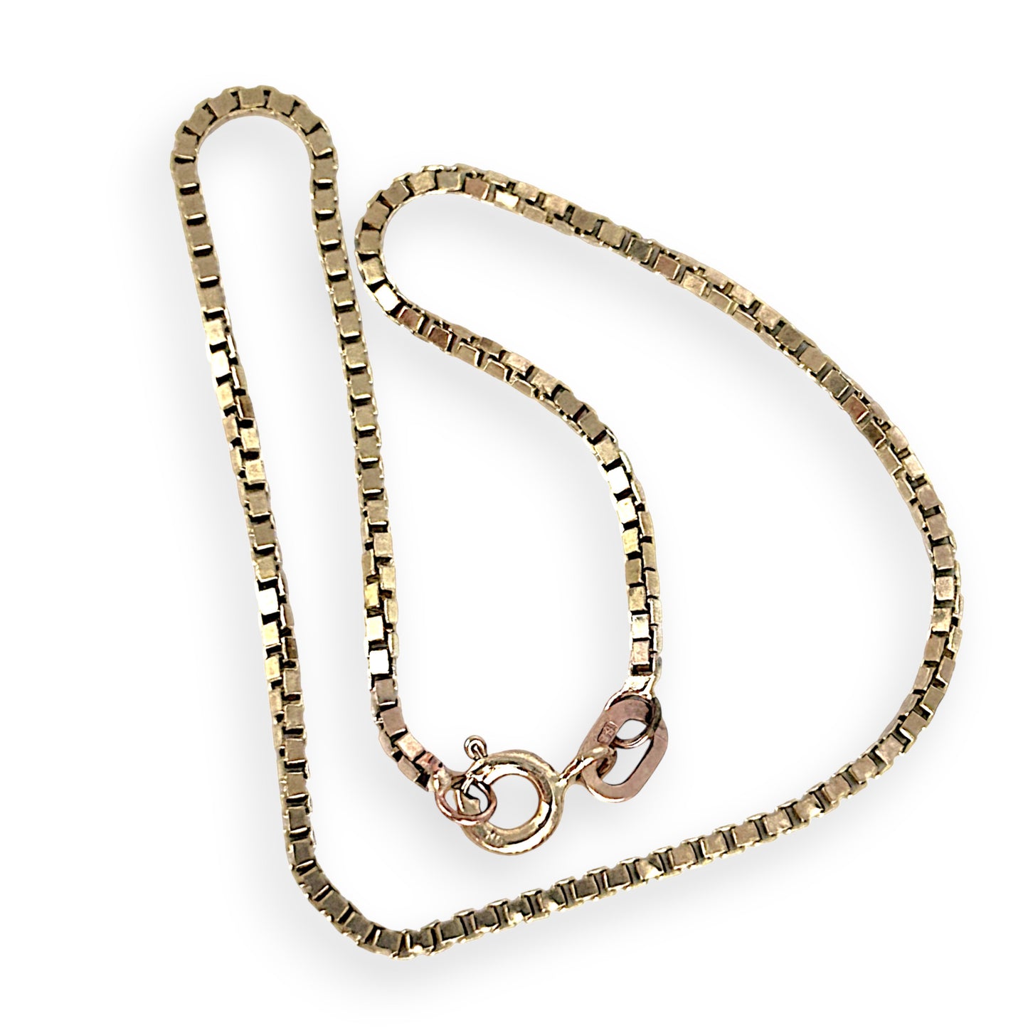 GOLD DEAL | 9ct (9K) Gold Sleek Luxe Detail Box Chain Bracelet 20.5cm