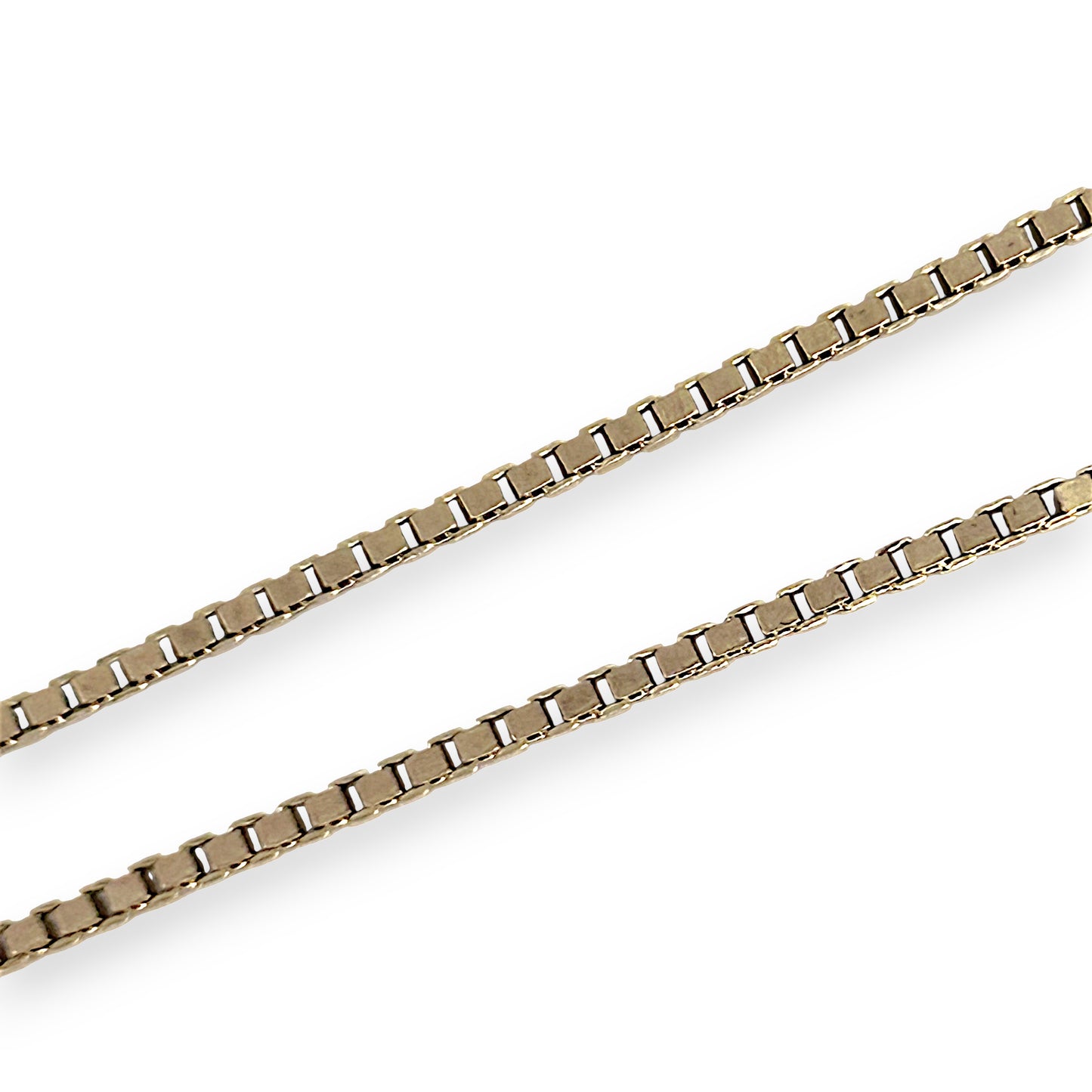 GOLD DEAL | 9ct (9K) Gold Sleek Luxe Detail Box Chain Bracelet 20.5cm
