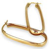 GOLD DEAL | 9ct (9K) Gold Rococo Modern Hoop Earrings 39.3mm