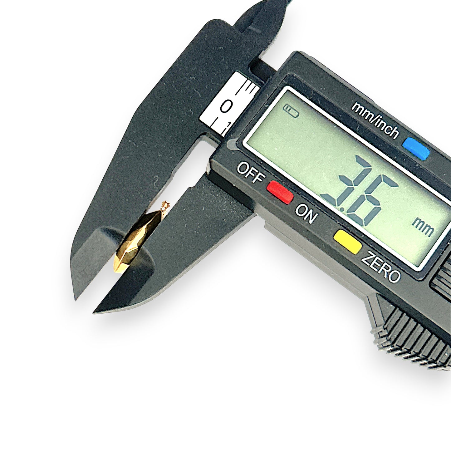 GOLD DEAL | 9ct Gold Vintage UNO A ERRE Faceted Hoop Earrings 15.9mm