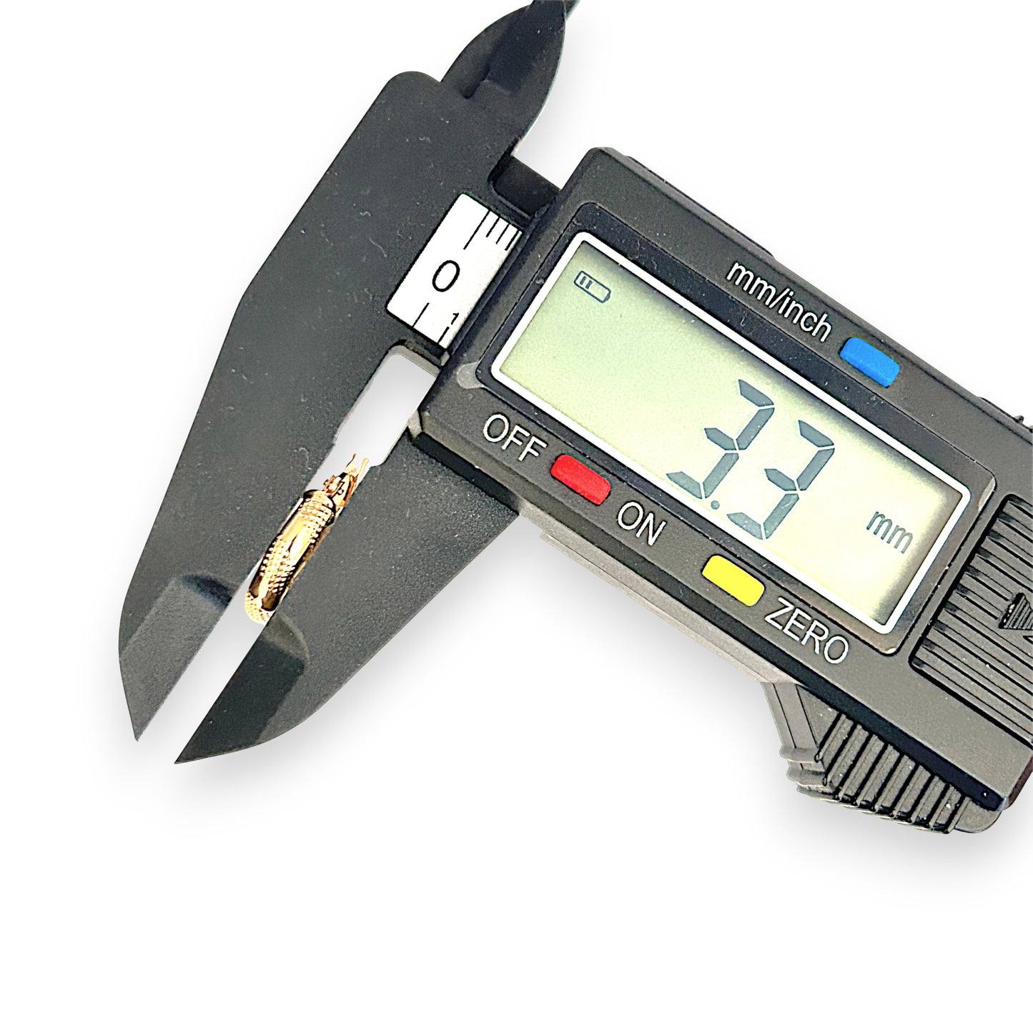 GOLD DEAL | 9ct Gold UNO A ERRE Textured Hoop Earrings - Refurbished