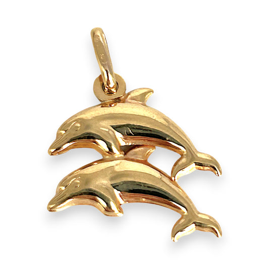GOLD DEAL | 9ct Gold Dolphin Pendant & Earrings Set