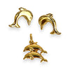 GOLD DEAL | 9ct Gold Dolphin Pendant & Earrings Set