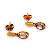 GOLD DEAL | 9ct Gold Vintage Amethyst Drop Earrings