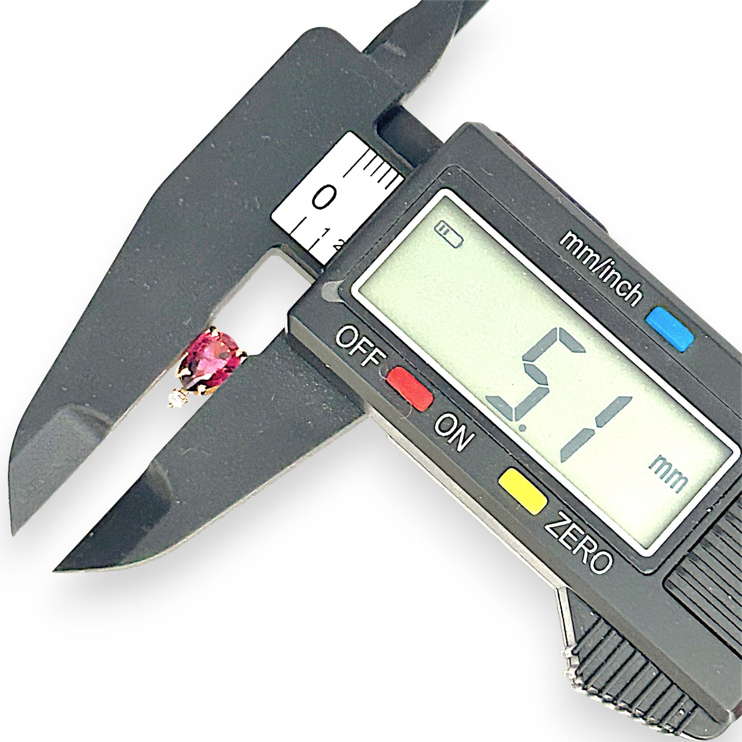 GOLD DEAL | 9ct Gold Crimson Teardrop Elegance Stud Earrings