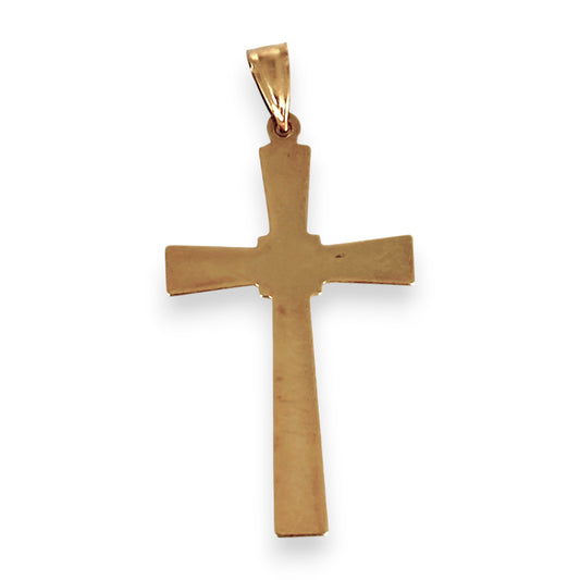GOLD DEAL | 9ct (9K) Gold Geometric Grace Cross Pendant