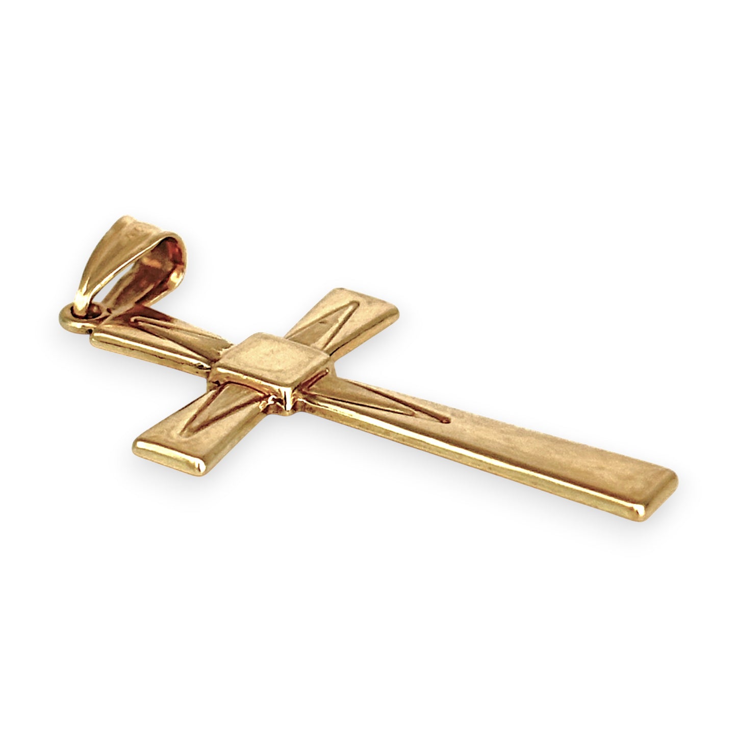 GOLD DEAL | 9ct (9K) Gold Geometric Grace Cross Pendant