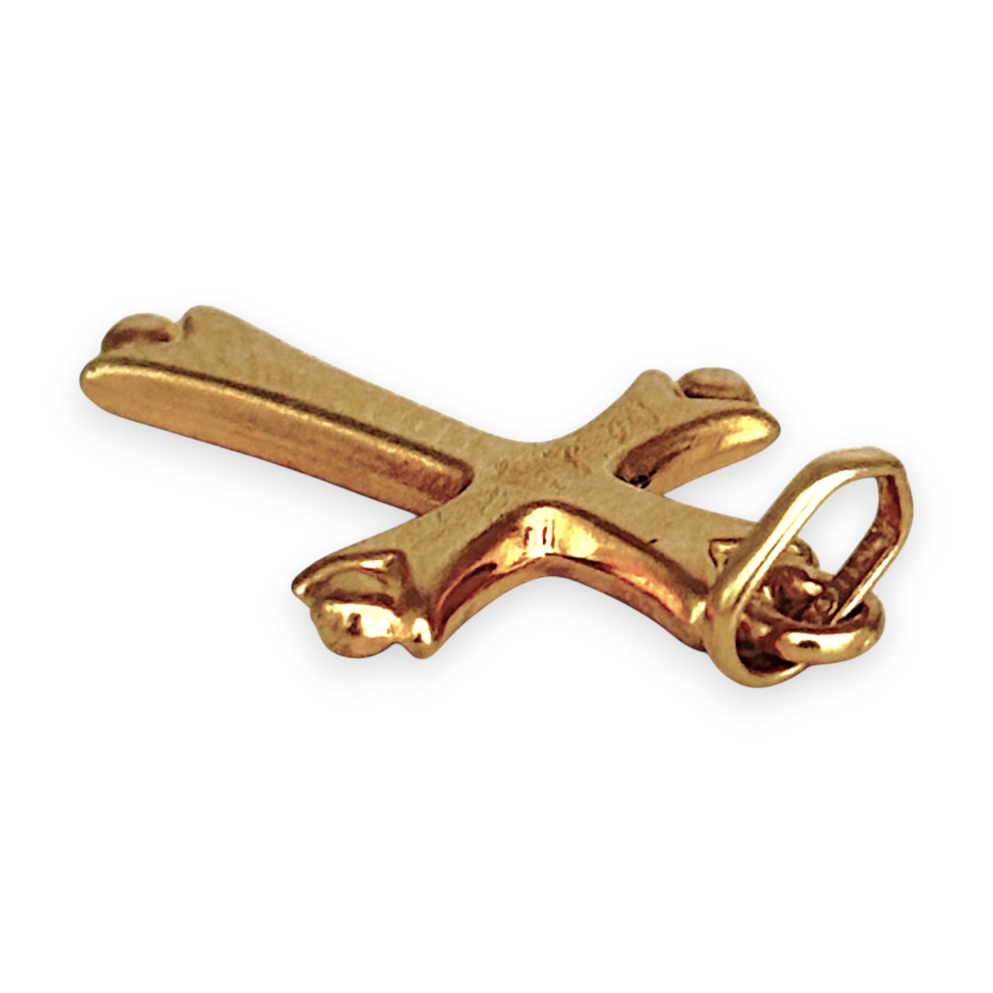 GOLD DEAL | 9ct (9K) Gold Cross Pendant with Ornate Detailing