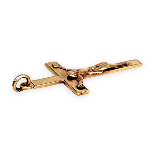 GOLD DEAL | 9ct (9K) Gold Classic Crucifix Pendant 31.1mm