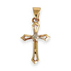 GOLD DEAL | 9ct (9K) Gold Cross with Diamond Accent