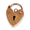 GOLD DEAL | 9ct (9K) Gold Engraved Padlock Pendant