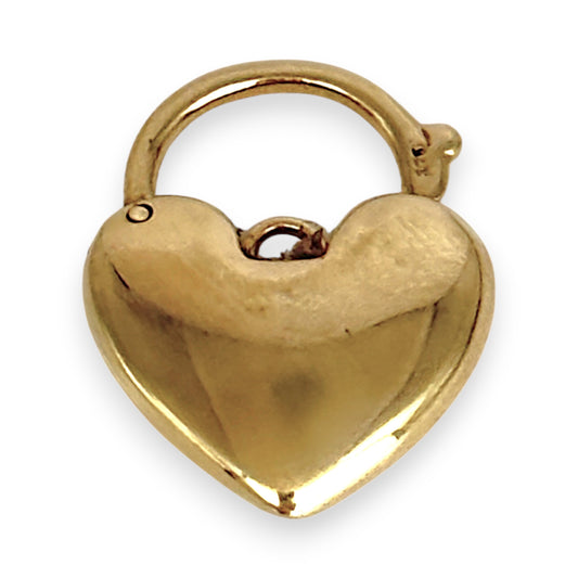 GOLD DEAL | 9ct (9K) Gold Locked in Love Heart Padlock Pendant