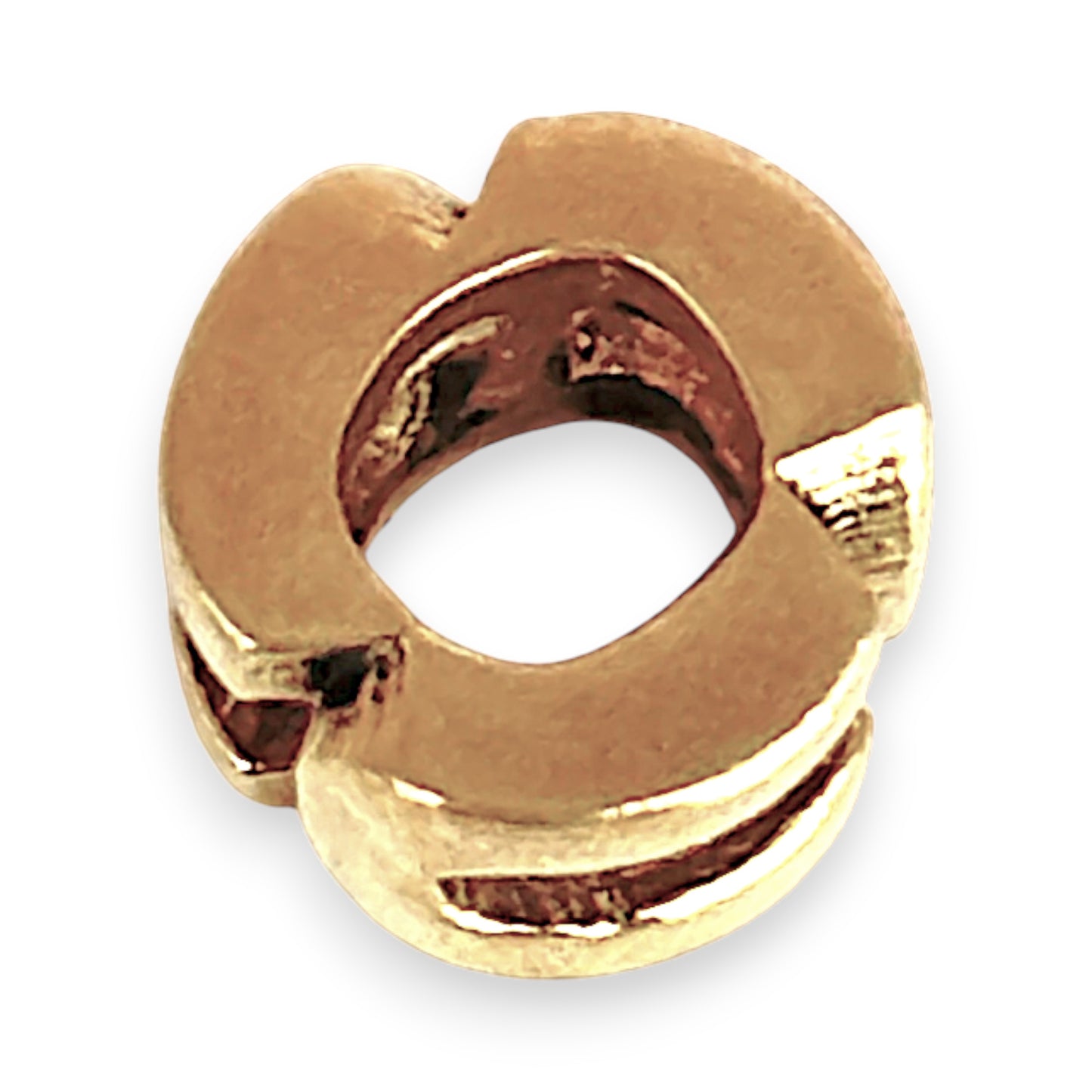 GOLD DEAL | 9ct (9K) Gold Bead Pendant - Letter "U"