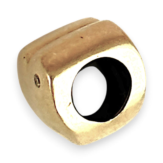 GOLD DEAL | 9ct (9K) Gold Minimalist Bead Charm - Engravable Heart