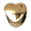 GOLD DEAL | 9ct (9K) Gold Minimalist Bead Charm - Engravable Heart