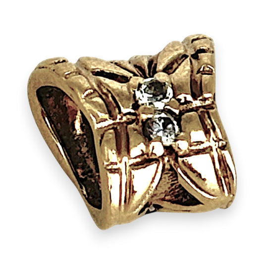 GOLD DEAL | 9ct (9K) Gold Bead Charm - Butterfly
