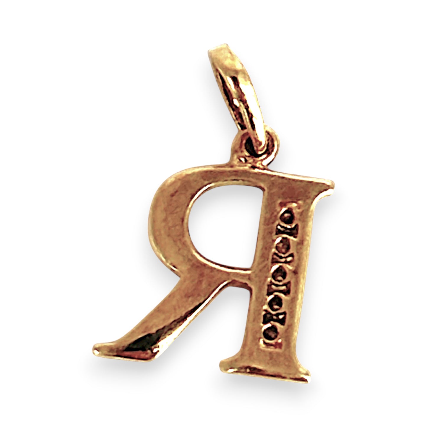 GOLD DEAL | 9ct (9K) Gold Radiant " R " Pendant