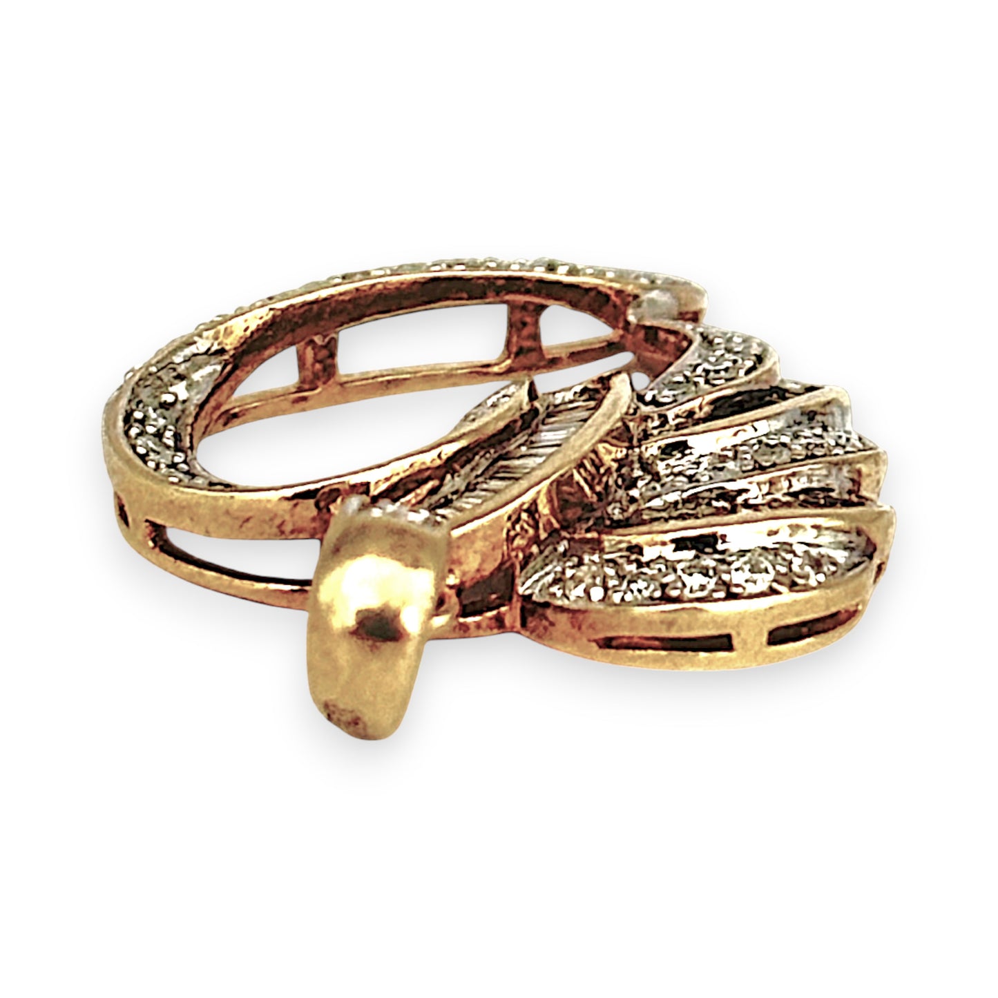 GOLD DEAL | 9ct (9K) Gold Diamond Heart Luxe Pendant
