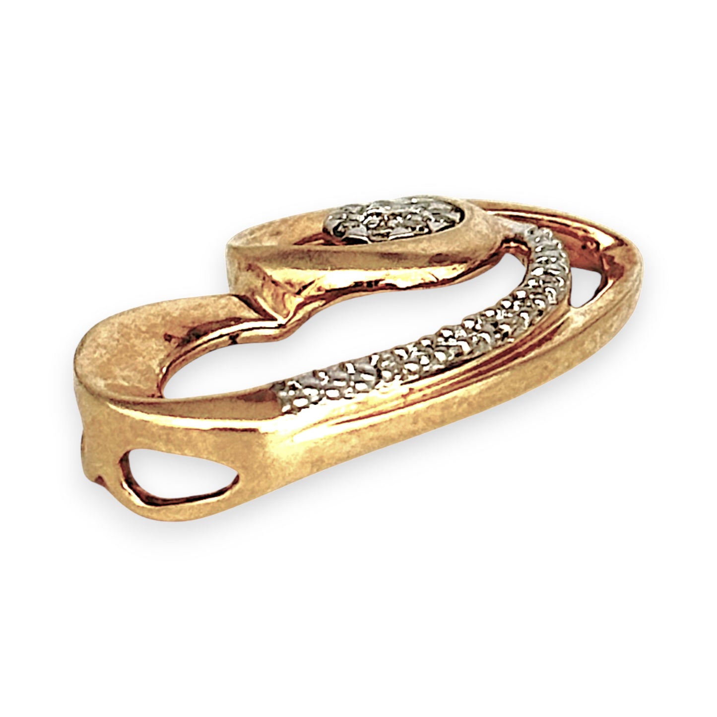 GOLD DEAL | 9ct (9K) Gold Golden Embrace Heart Pendant