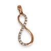GOLD DEAL | 9ct (9K) Gold Endless Spark Infinity Pendant with CZ