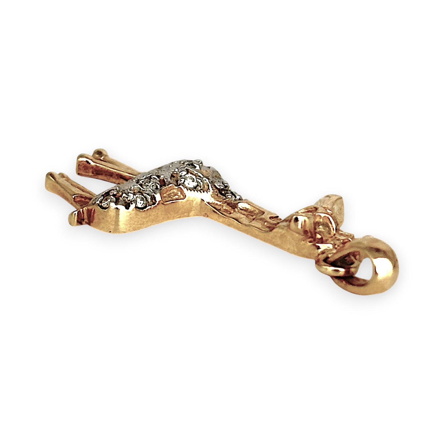 GOLD DEAL | 9ct (9K) Gold Golden Grace Pendant - Giraffe with Diamonds