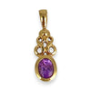 GOLD DEAL | 9ct (9K) Gold Royal Amethyst Drop Pendant