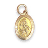 GOLD DEAL | 9ct (9K) Gold St. Christopher Oval Pendant 19.1mm