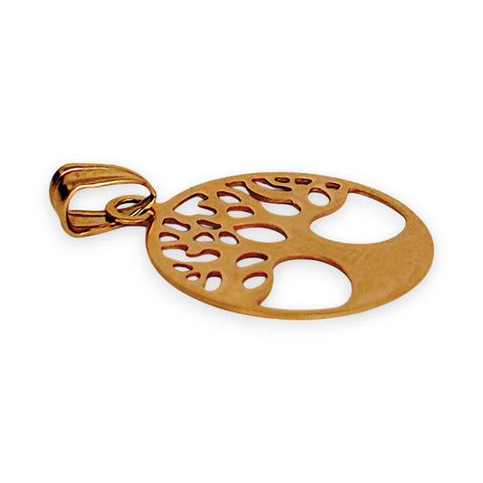 GOLD DEAL | 9ct (9K) Gold Tree of Life Pendant 20.1mm