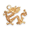 GOLD DEAL | 9ct (9K) Gold Dragon Pendant – Intricate Design Symbolizing Strength & Fortune