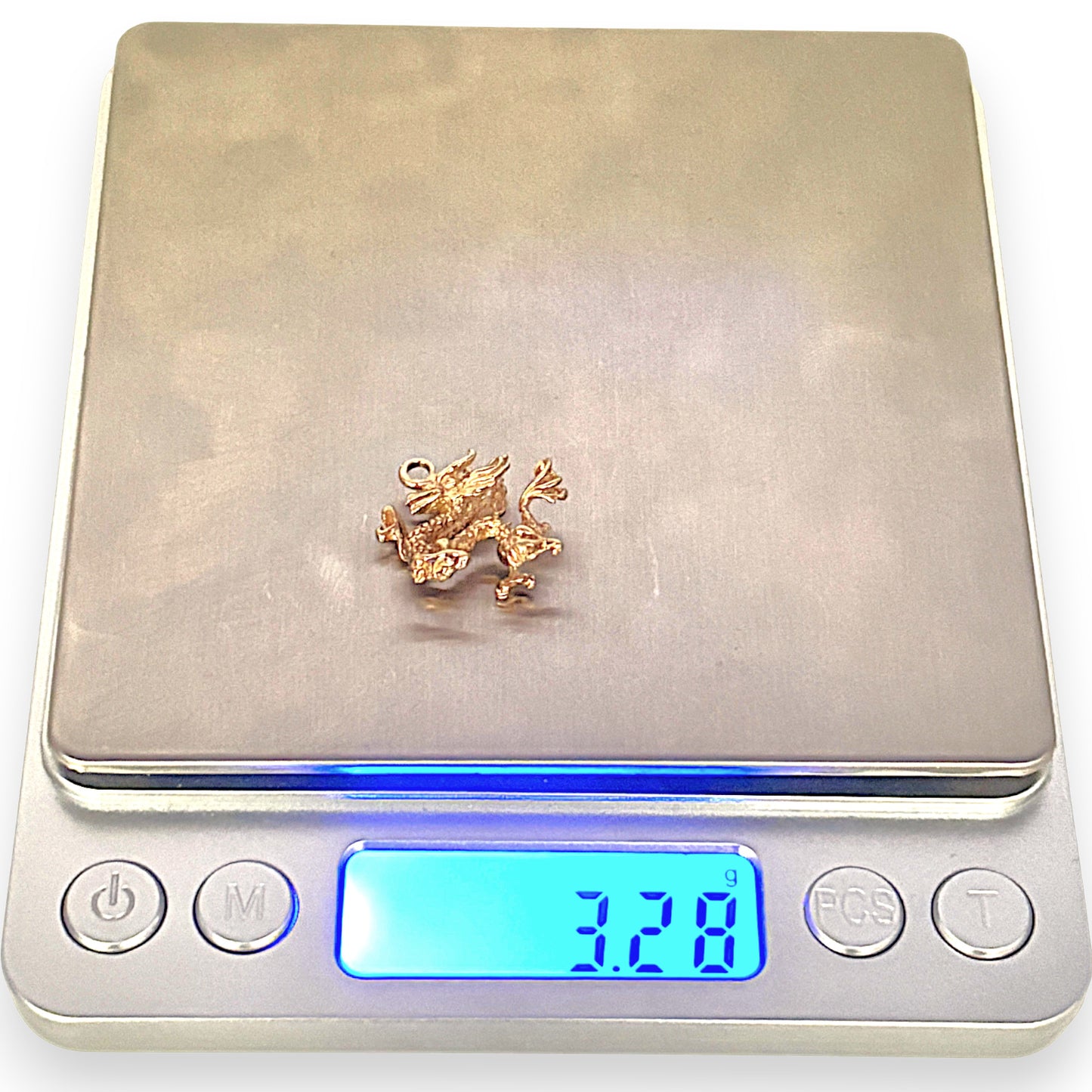 GOLD DEAL | 9ct (9K) Gold Dragon Pendant – Intricate Design Symbolizing Strength & Fortune