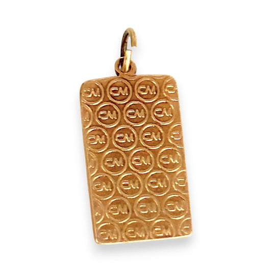 GOLD DEAL | 9ct (9K) Gold Bullion Bar Pendant