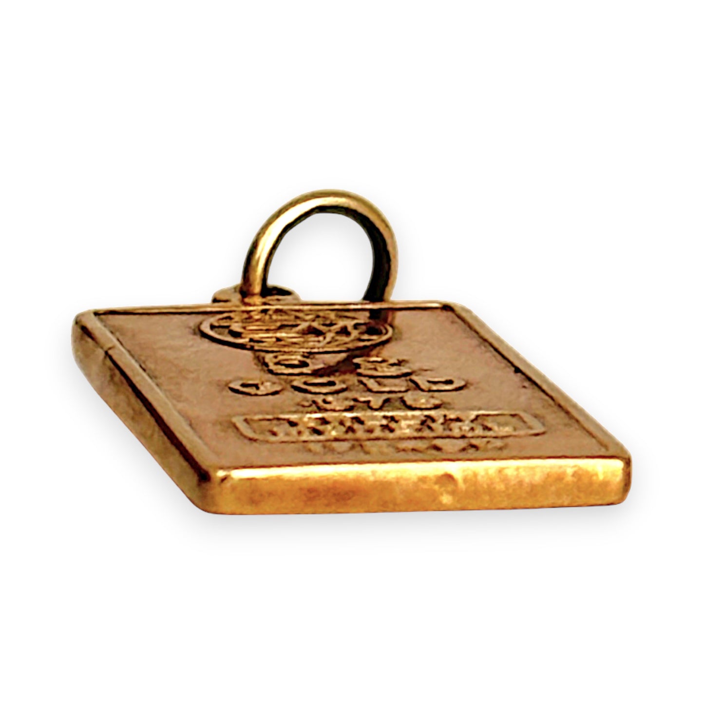 GOLD DEAL | 9ct (9K) Gold Bullion Bar Pendant