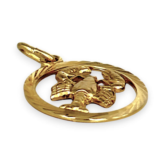 GOLD DEAL | 8ct (8K) Gold Lobster Medallion Pendant