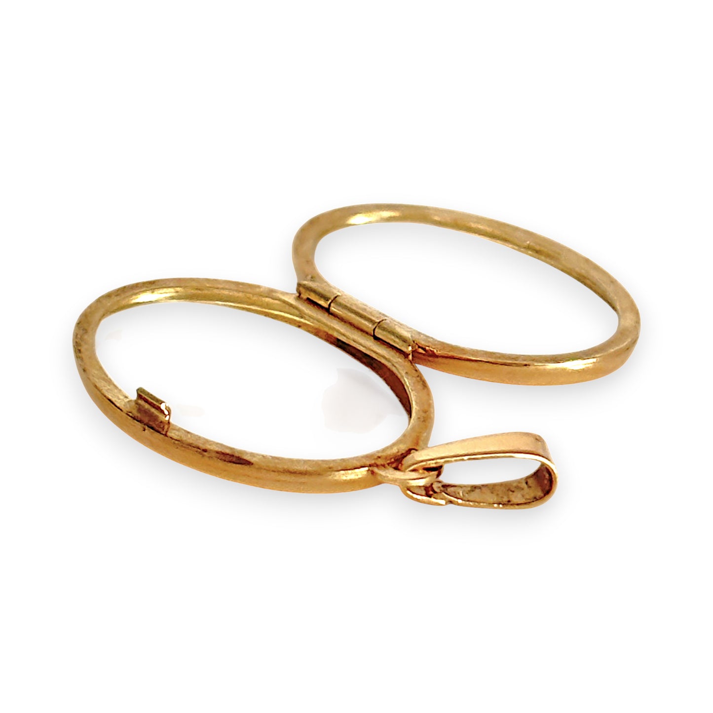 GOLD DEAL | 9ct (9K) Gold Engravable Oval Locket Pendant
