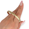 GOLD DEAL | 9ct (9K) Gold Refurbished Bangle 60.0mm Valuation $3,100
