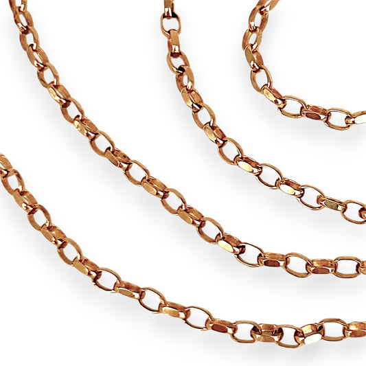 GOLD DEAL | 9ct (9K) Gold Everyday Belcher Chain 50cm