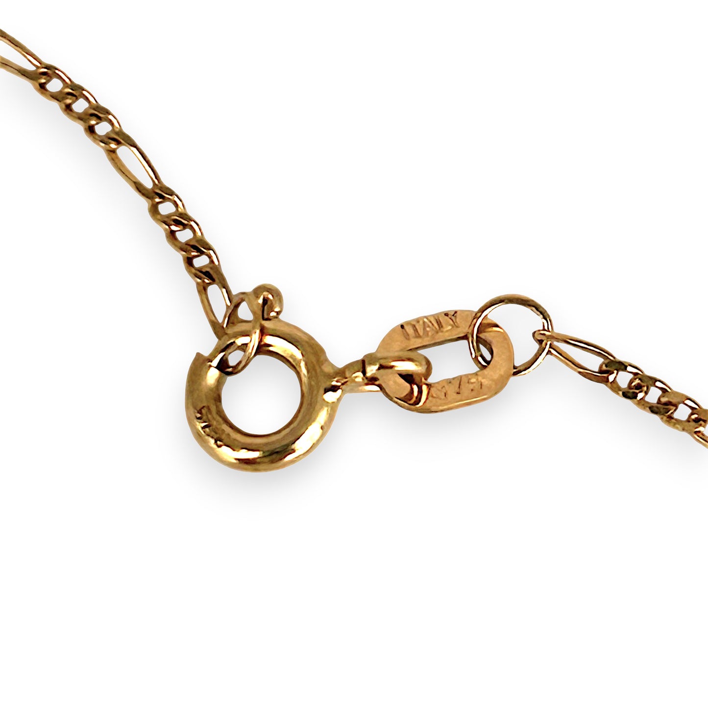 GOLD DEAL | 9ct (9K) Gold Refurbished Elegant Fine Figaro Chain 45cm