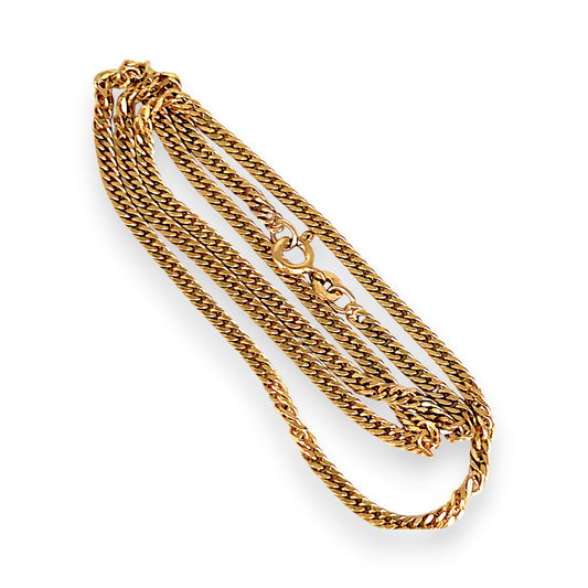 GOLD DEAL | 9ct (9K) Gold Soft Cuban Link Chain 45cm