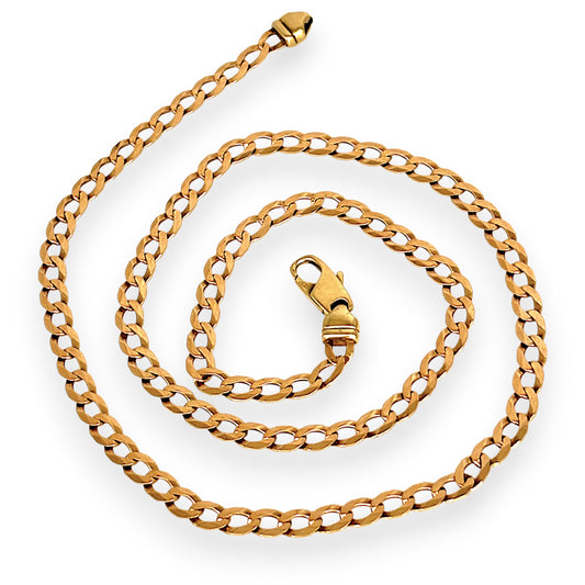 GOLD DEAL | 9ct (9K) Gold Built to Impress Curb Link Chain 60cm