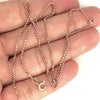 GOLD DEAL | 9ct (9K) Gold Burnished Box Link Chain 46cm