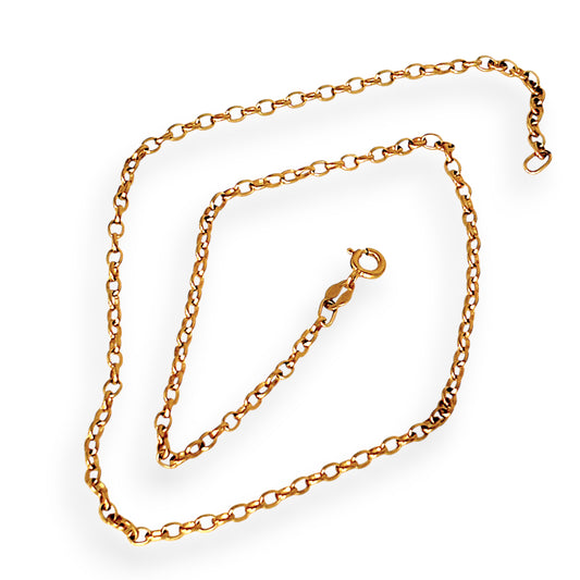 GOLD DEAL | 9ct (9K) Gold Brazen Belcher Chain 38cm